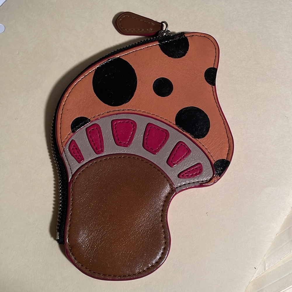 Coach XL Mushroom Coin Pouch